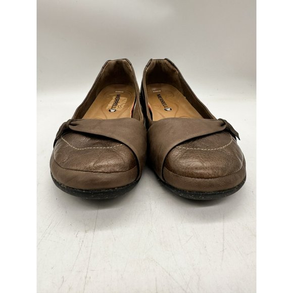 MERRELL Women's Whisper Flush Shoes Espresso Ballet Flats Leather 10 - Picture 5 of 10
